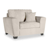 Chester Cream Hopsack Snuggler Armchair from Roseland Furniture