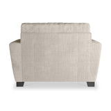 Chester Cream Hopsack Snuggler Armchair