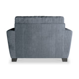 Chester Navy Hopsack Snuggler Armchair