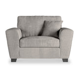 Chester Pewter Hopsack Snuggler Chair