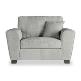 Chester Silver Hopsack Snuggler chair