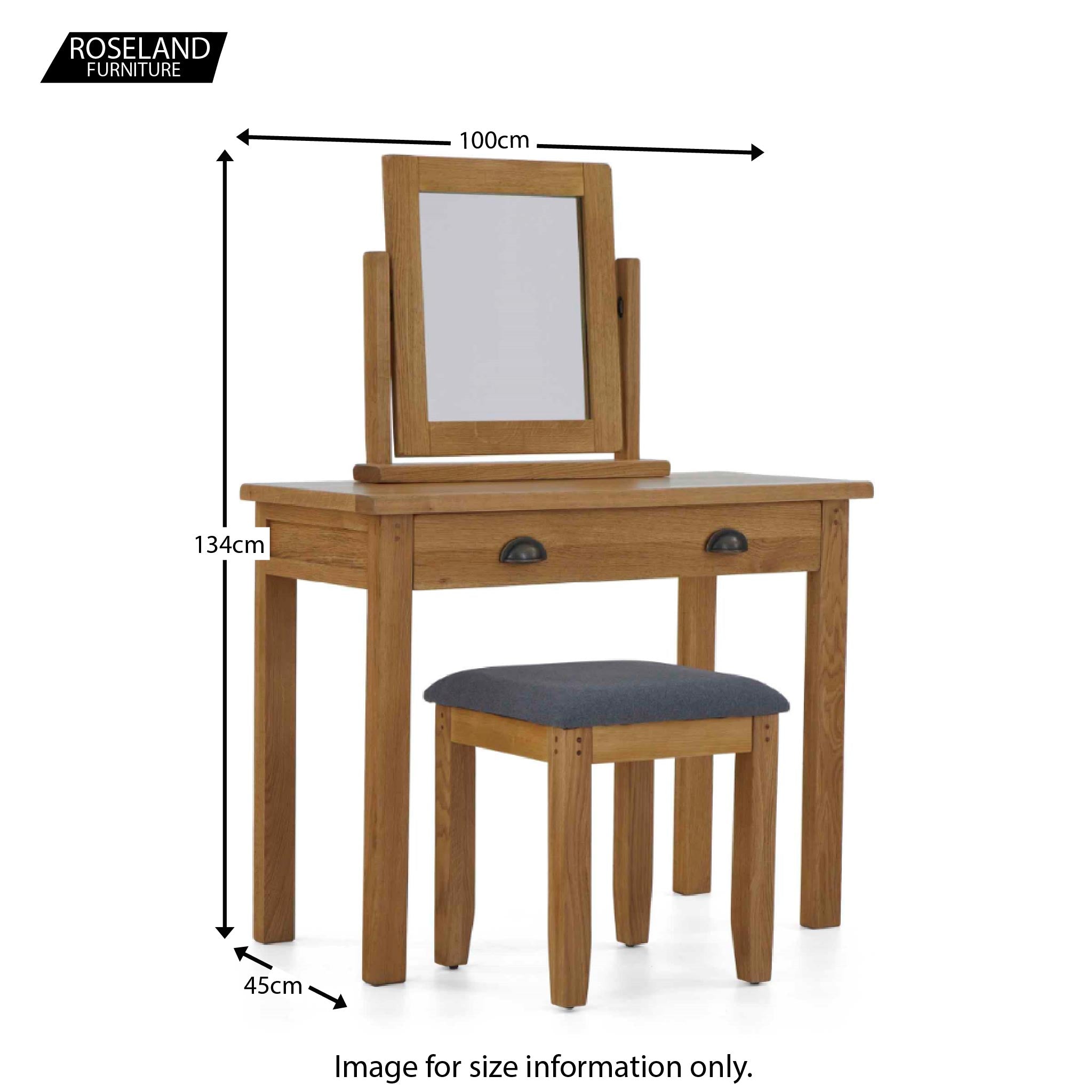 Dressing table deals with side table