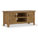 Broadway Oak 120cm TV Unit from Roseland Furniture