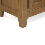 Broadway Oak 120cm TV Unit