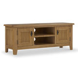 Broadway Oak 150cm Large TV Unit from Roseland Furniture