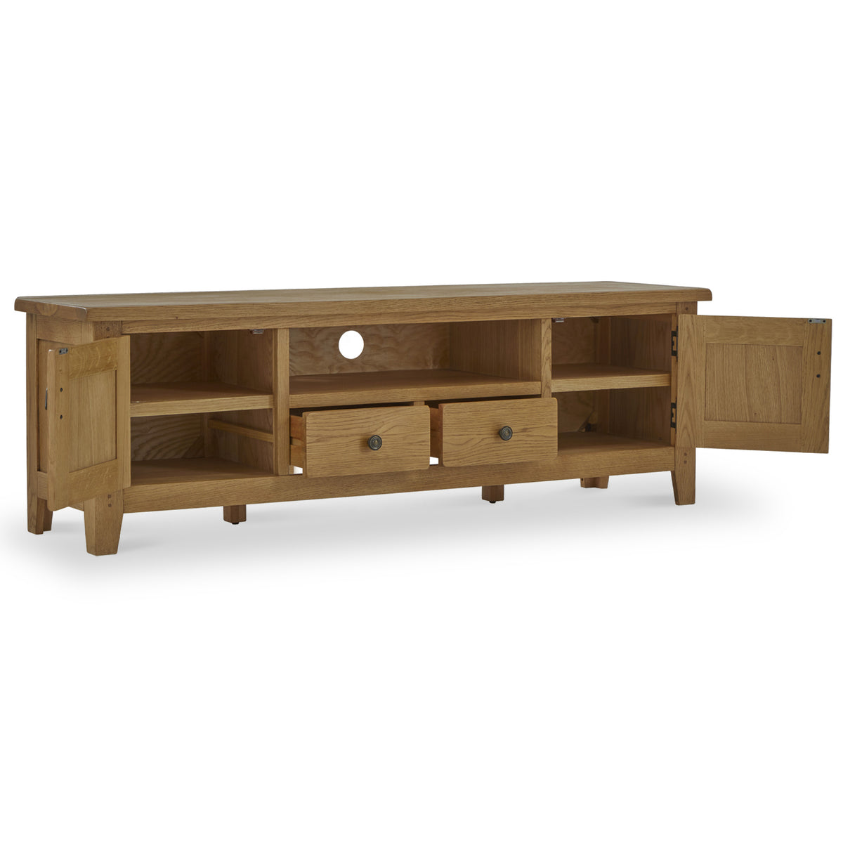 Broadway Oak 180cm TV Unit