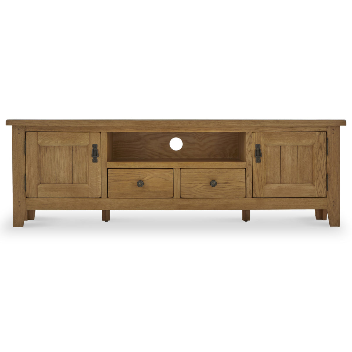 Broadway Oak 180cm TV Cabinet