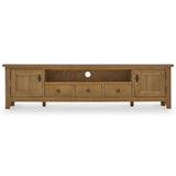 Broadway Oak 210cm TV Cabinet