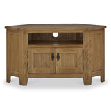 Broadway Oak Corner TV Cabinet with Door