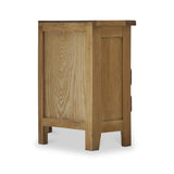 Broadway Oak Corner TV Unit with Door