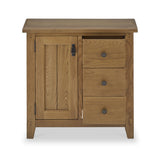 Broadway Oak Mini Sideboard with Side Drawers