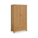 Harvey Oak Double Wardrobe from Roseland Furniture