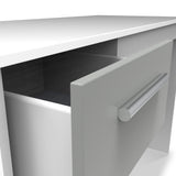 Blakely Grey and White 3 Drawer Storage Desk