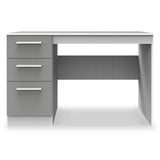 Blakely Grey and White 3 Drawer Storage Desk