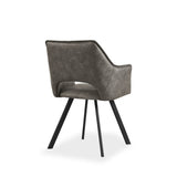 Harley Light Grey PU Dining Chair 