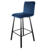 Blue Whitney Velvet Breakfast Bar Stool from Roseland Furniture