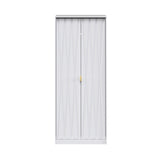 Geo white 2 door double wardrobe from roseland