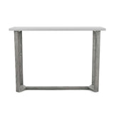 front view of the Epsom Rectangular Console Table