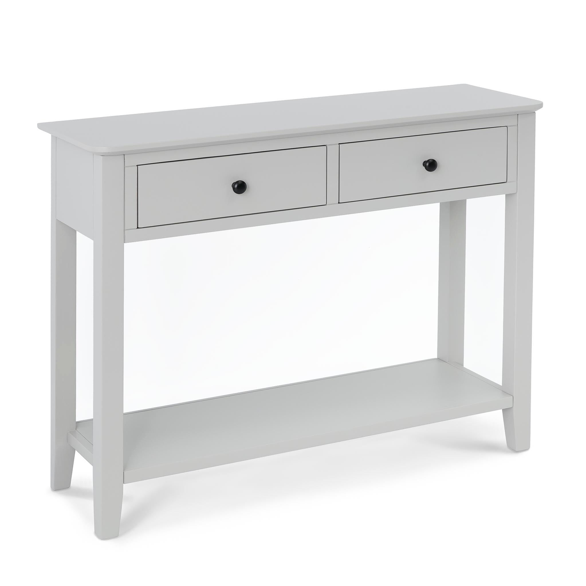 Light grey console sales table