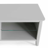 Elgin Grey 90cm Small TV Unit - Close up of top