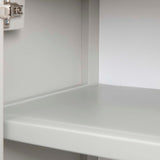 Elgin Grey Small Sideboard - Close up of shelf