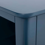 Stirling Blue Small TV Unit - Top corner