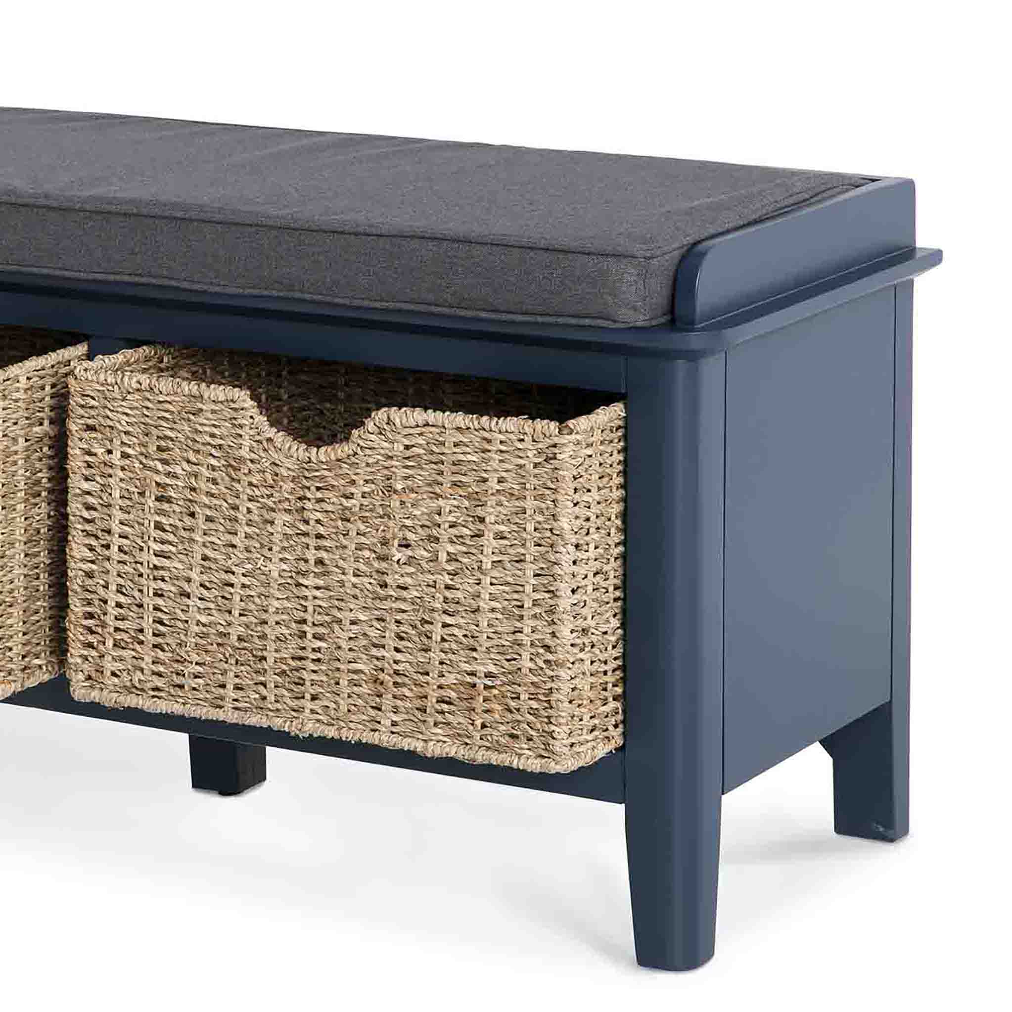 Stoneford wood deals storage bench