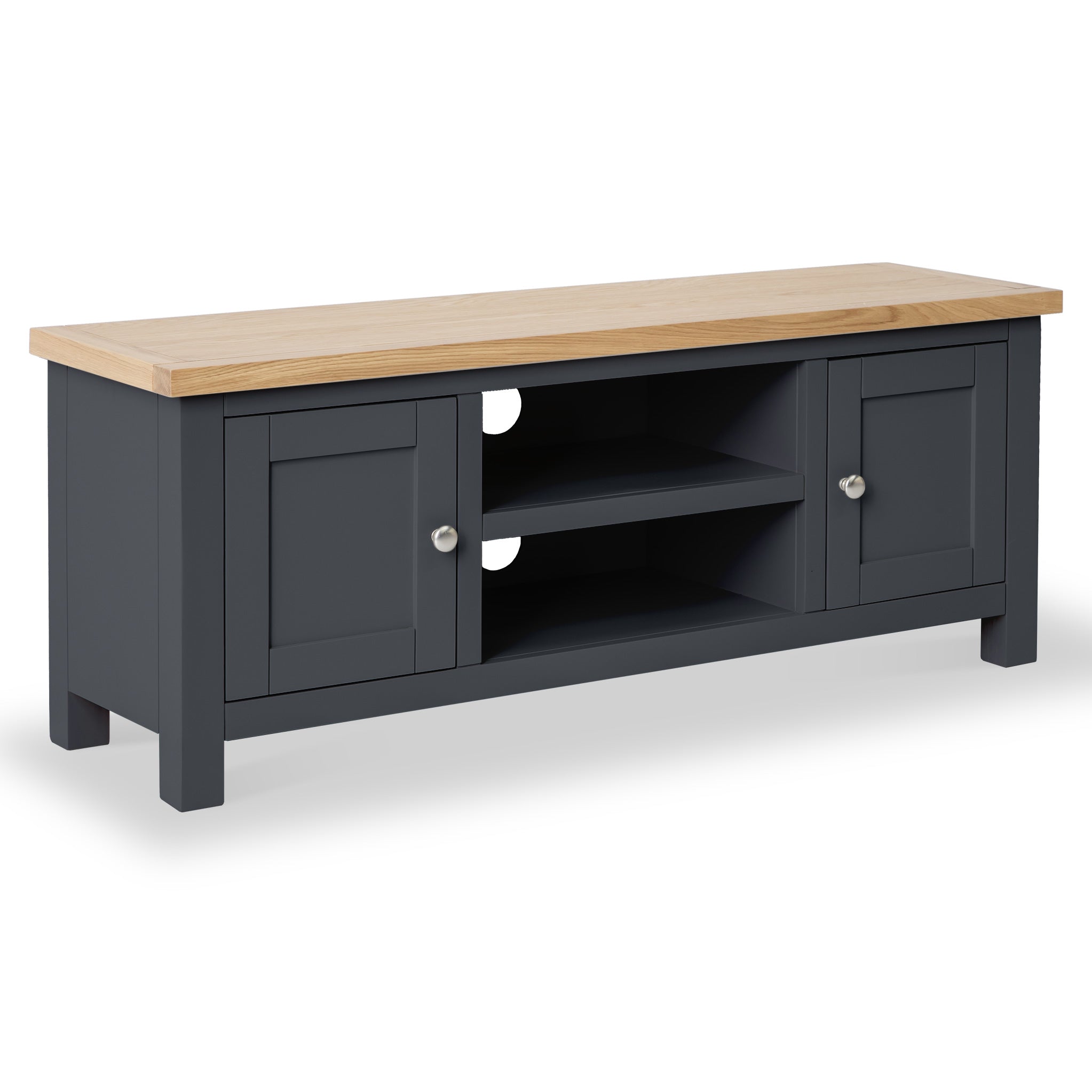 Dark gray on sale tv stand