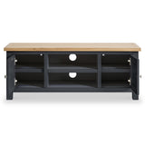 Farrow Charcoal Large 120cm TV Unit with storage