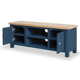 Farrow Navy Blue Large 120cm TV Unit from Roseland