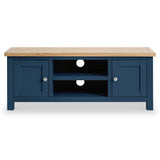 Farrow Navy Blue Large 120cm TV Unit from Roseland