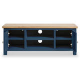 Farrow Navy Blue Large 120cm TV Unit from Roseland