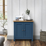 Farrow Navy Mini Cupboard for Living Room