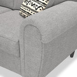 Jessie Grey Boucle 2 Seater Sofa