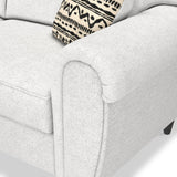 Jessie Ivory 3 Seater Sofa