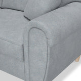 Harry Light Blue 3 Seater Sofa 