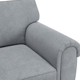 Harry Light Blue Snuggle Armchair 