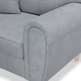 Harry Light Blue Snuggle Armchair 