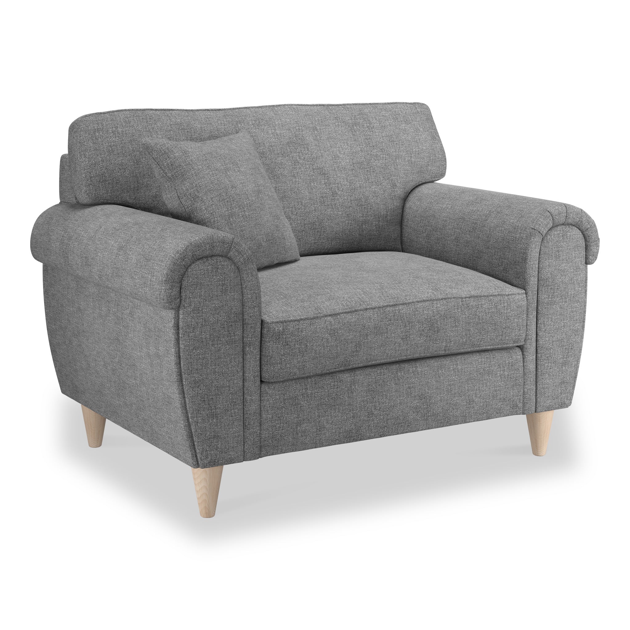 Grey snuggle online sofa