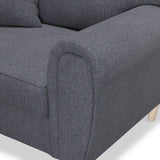 Harry Navy Snuggle Armchair