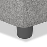 Jessie Grey Small Storage Footstool