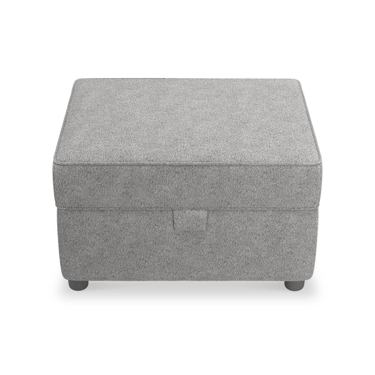 Jessie Grey Small Storage Footstool