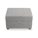 Jessie Grey Small Storage Footstool