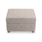 Jessie Mink Small Storage Pouffe 