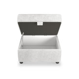 Jessie Ivory Small Storage Footrest