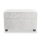 Jessie Ivory Small Storage Footstool