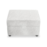 Jessie Ivory Small Storage Footstool