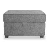 Harry Dark Grey Small Storage Pouffe