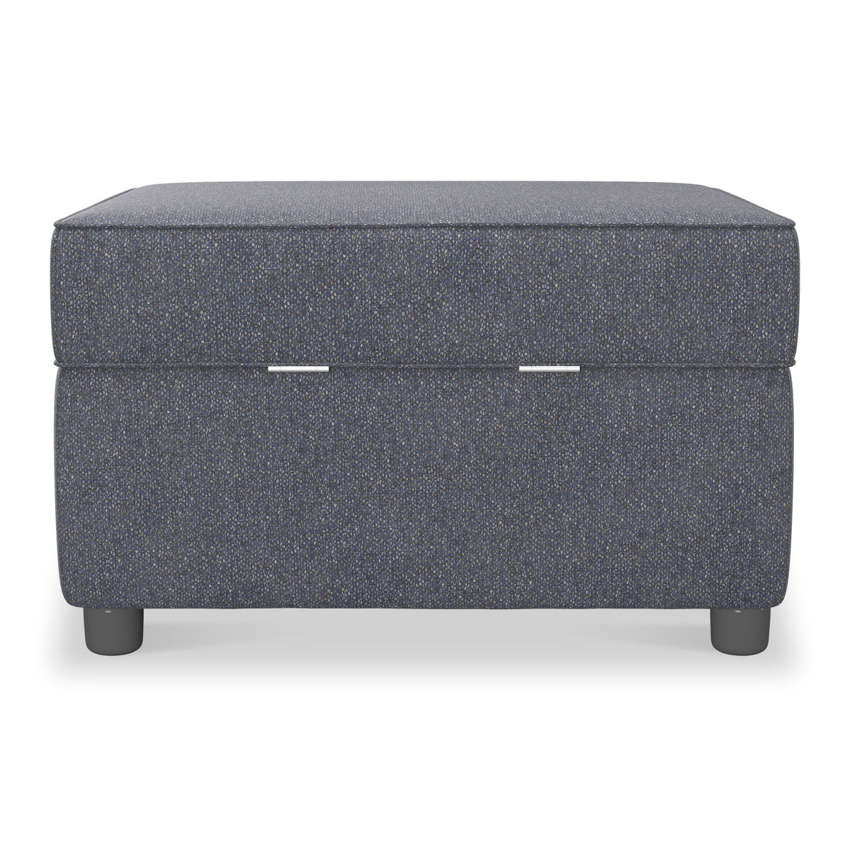 Harry Navy Small Storage Footstool 