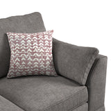 Jules Charcoal 3 Seater Sofa